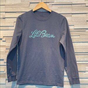 L.L. Bean Women’s Purple/Blue Long Sleeve Tee, Size M, Like New